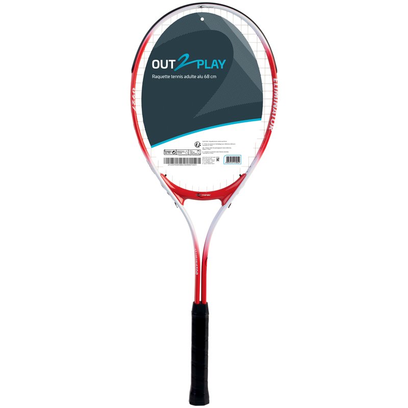 RAQUETTE TENNIS ADULT ALU 68CM