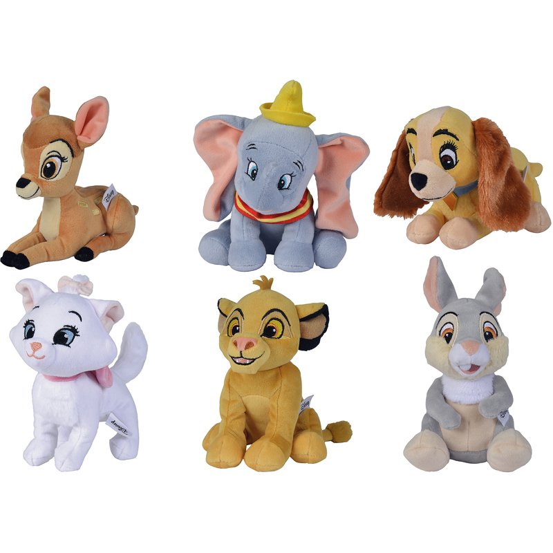 DISNEY PELUCHE ASSORTIMENT ANIMAUX 20CM