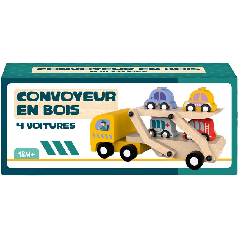 CONVOYEUR BOIS 4 VOITURES