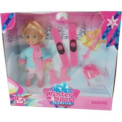 POUPEE SPORT HIVER 12CM