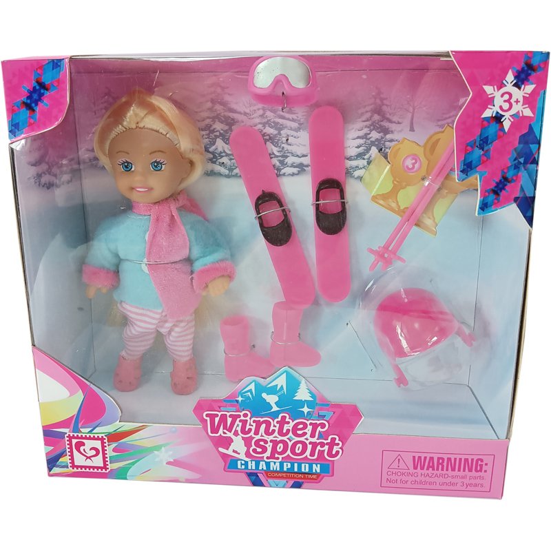 POUPEE SPORT HIVER 12CM