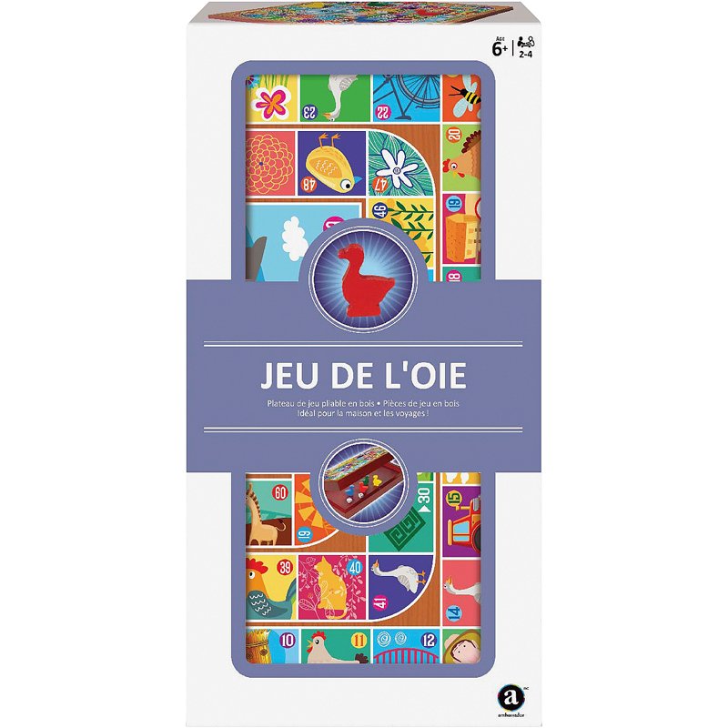 JEU BOIS PLIABLE JEU DE L OIE