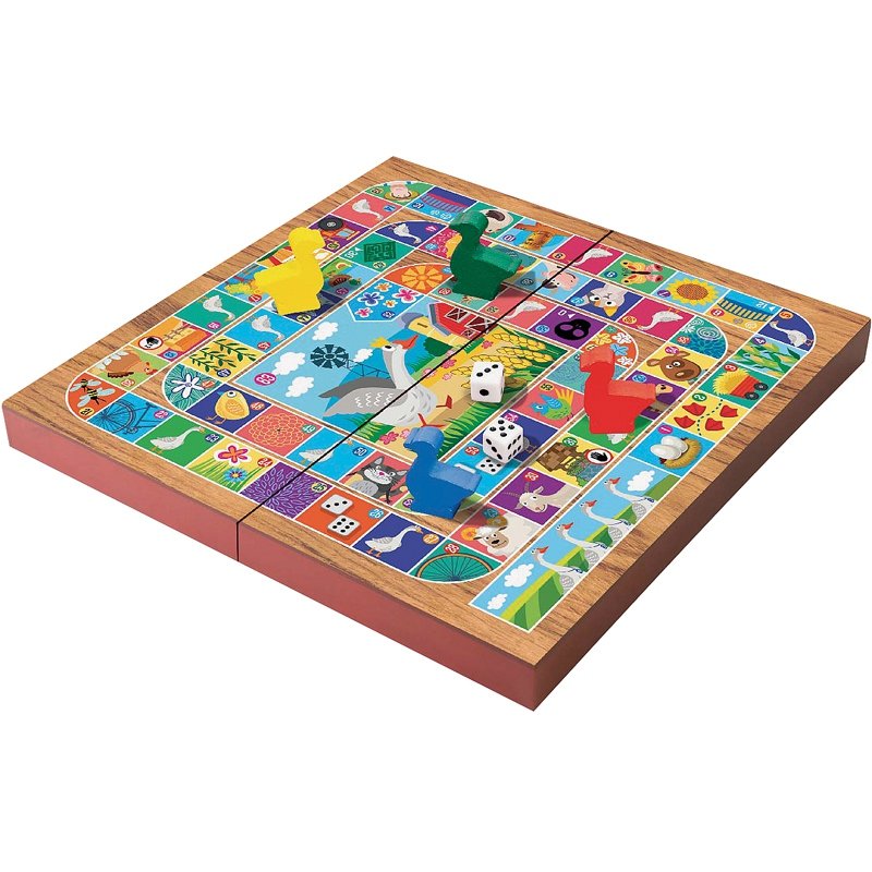 JEU BOIS PLIABLE JEU DE L OIE