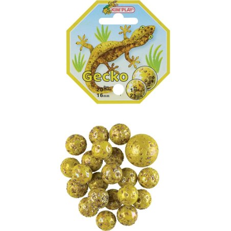 20 BILLES+1 CALOT GECKO