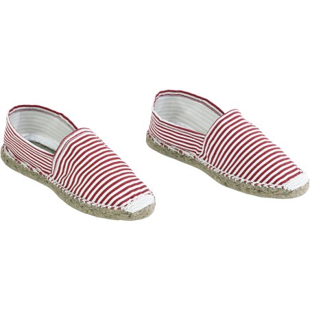 ESPADRILLE BAYADERE ROUGE T43