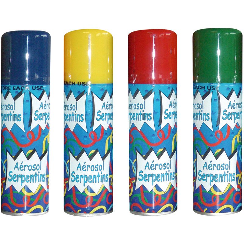 AEROSOL SERPENTIN 75ML ASS