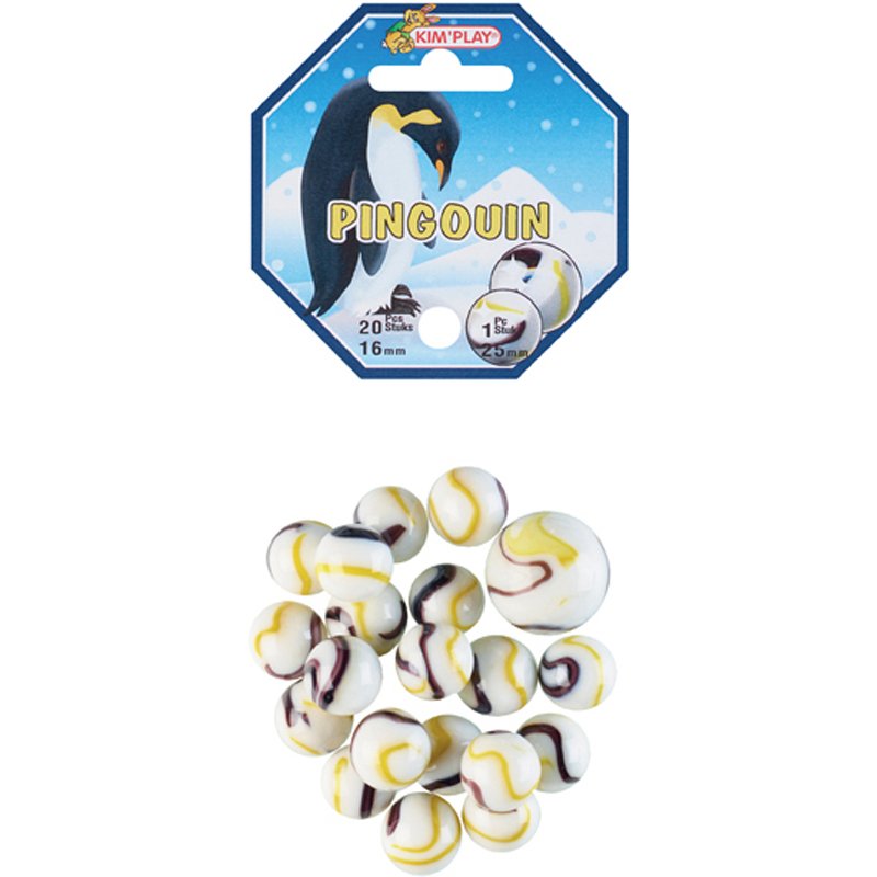 20 BILLES+1 CALOT PINGOUIN