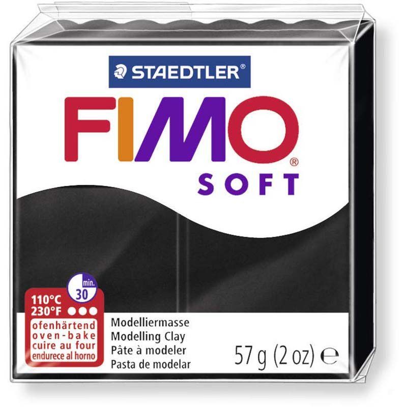 GRAINE CREATIVE Fimo Soft 57G Noir