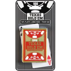 JEU CARTES POKER  PLASTIQUE