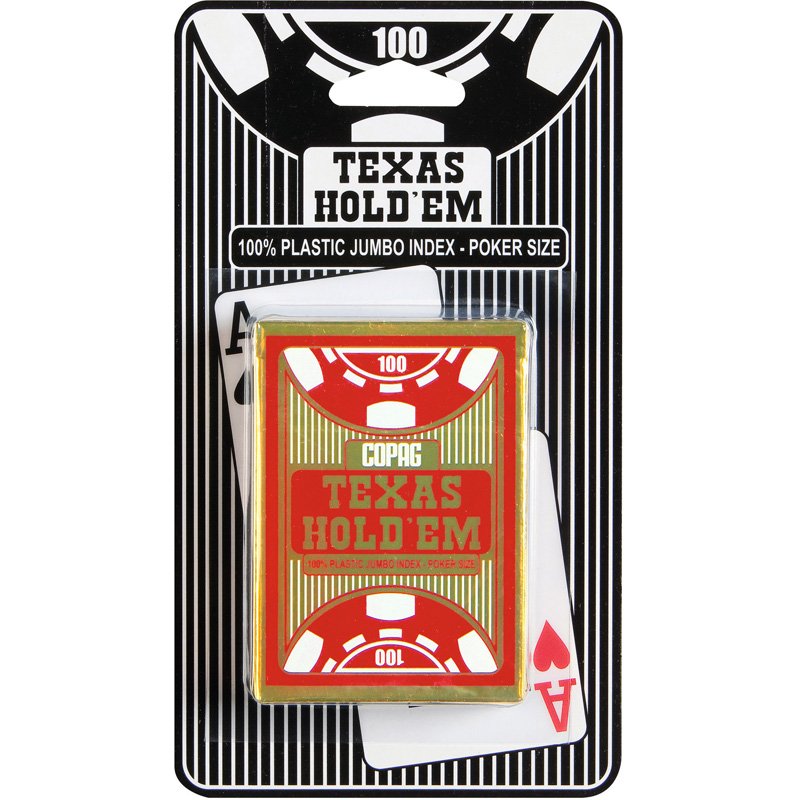 JEU CARTES POKER  PLASTIQUE