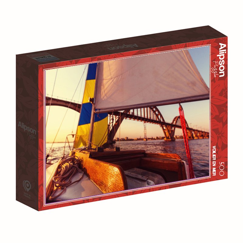 PUZ 500P VOILIER EN MER