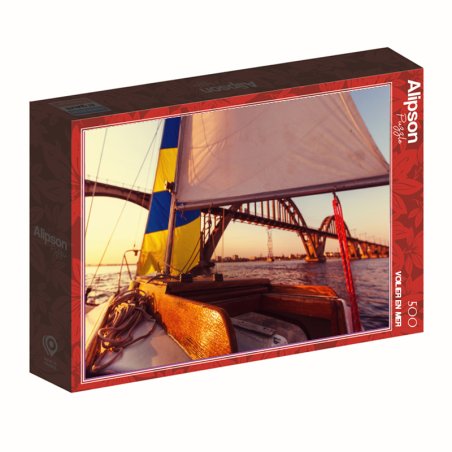 PUZ 500P VOILIER EN MER