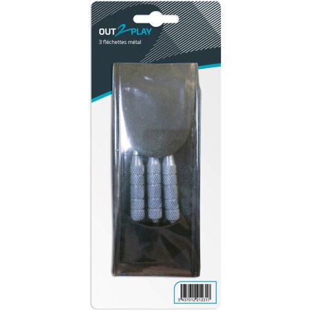 3 FLECHETTES METAL +POCH O2P