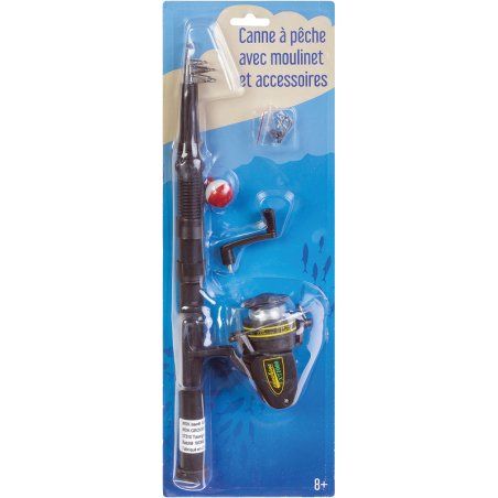 CANNE A PECHE MOULINET + ACC