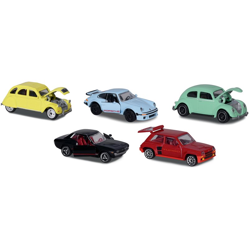 Majorette - 080-2052013 - Pack de véhicules 5 pièces