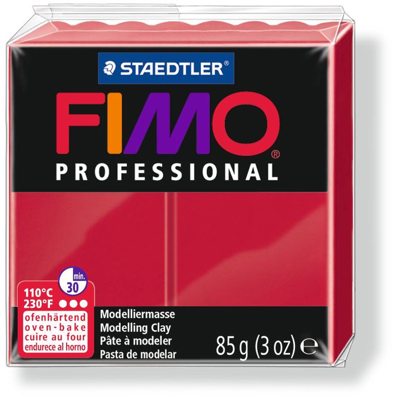 FIMO PROF 85G CARMIN