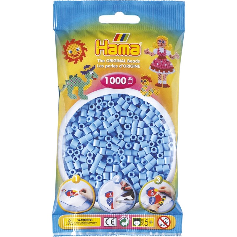SAC 1000 PERLES BLEU PAST HAMA