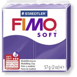 GRAINE CREATIVE Fimo Soft 57G Prune