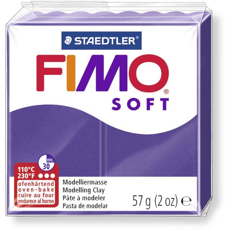 GRAINE CREATIVE Fimo Soft 57G Prune