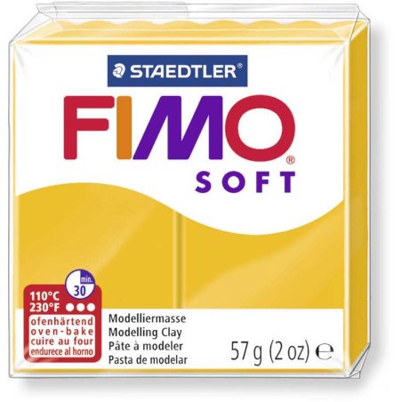 GRAINE CREATIVE Fimo Soft 57G Jaune Solei