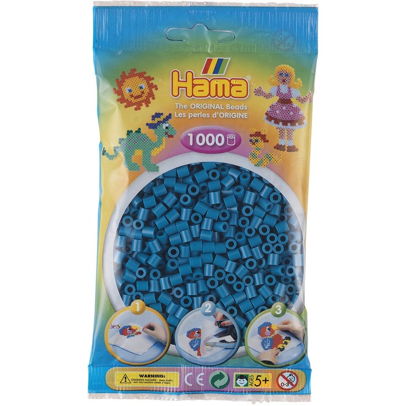 SAC 1000 PERLES BLEU PETR HAMA