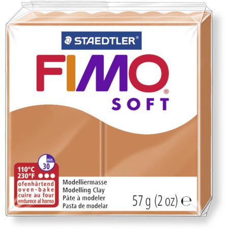 GRAINE CREATIVE Fimo Soft 57G Cognac