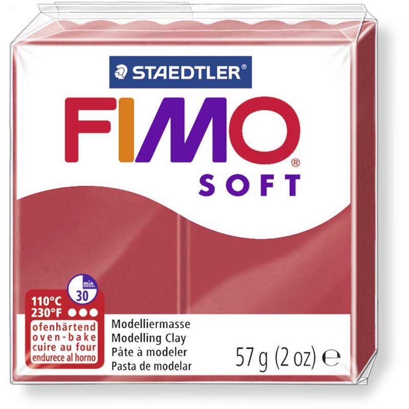 FIMO SOFT 57G CERISE 26 BT6