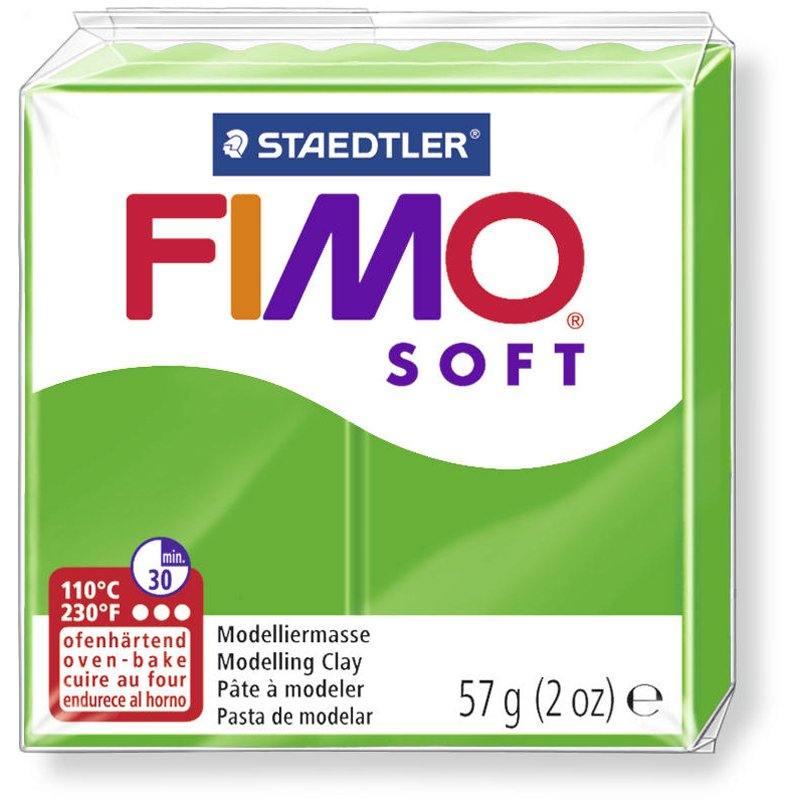 GRAINE CREATIVE Fimo Soft 57G Vert Tropique