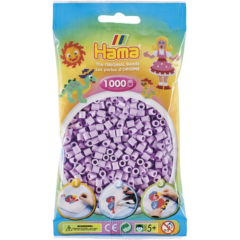 SAC 1000 PERLES LILAS HAMA