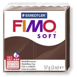 FIMO SOFT 57G CHOCOLAT 75 BT6