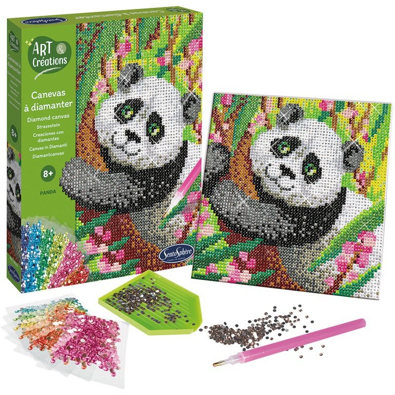 CANEVAS A DIAMENTER PANDA