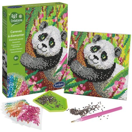 CANEVAS A DIAMENTER PANDA