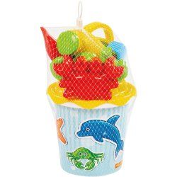 SEAU D18CM GARNI ANIMAUX MER