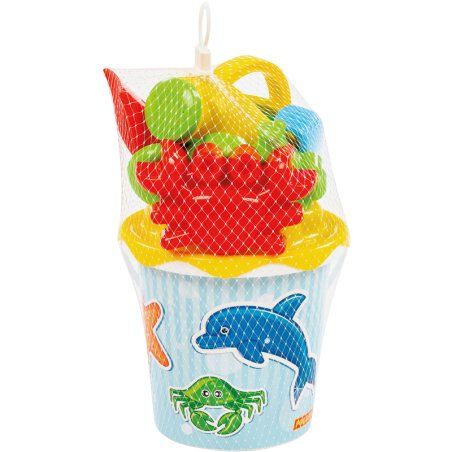 SEAU D18CM GARNI ANIMAUX MER