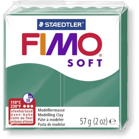 GRAINE CREATIVE Fimo Soft 57G Vert Sapin