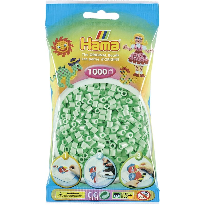 SAC 1000 PERLES MENTHE HAMA