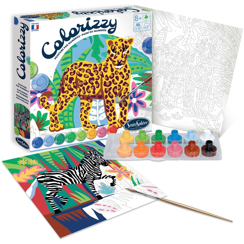 COLORIZZY ZEBRES ET LEO