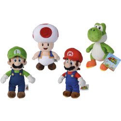 NINTENDO PELUCHE SUPER MARIO 20 CM 4 ASS