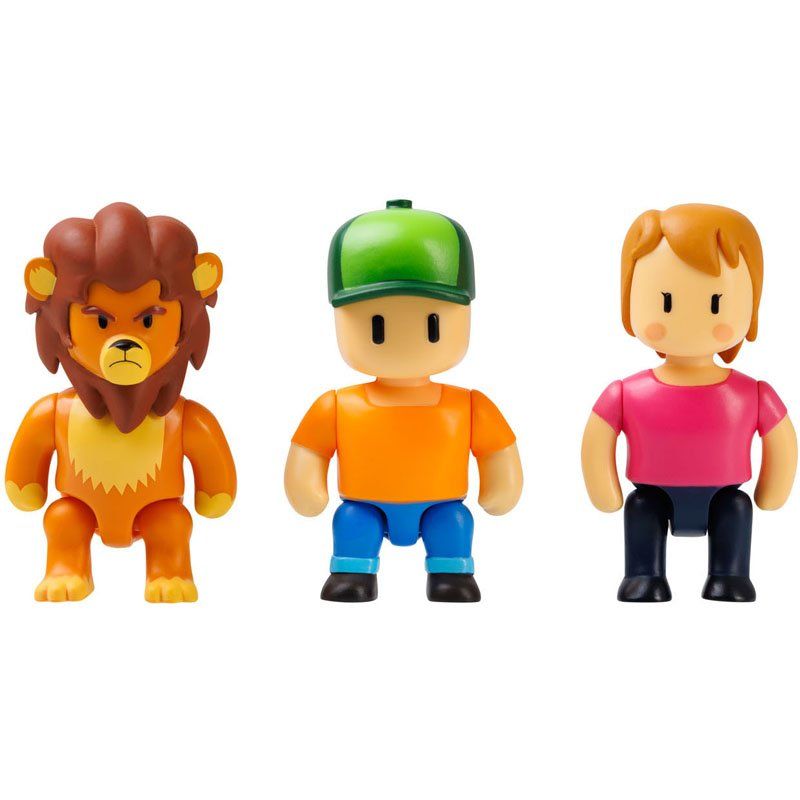 PACK 3 FIG 6CM STUMBLE GUYS