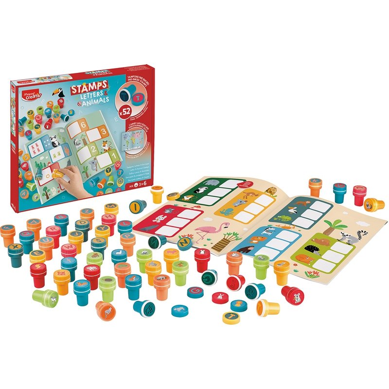 TAMPONS LETTRES ET ANIMAUX