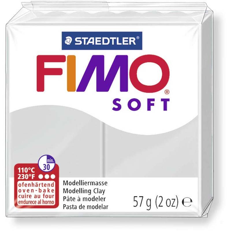 FIMO SOFT 57G GRIS DAUP 80 BT6