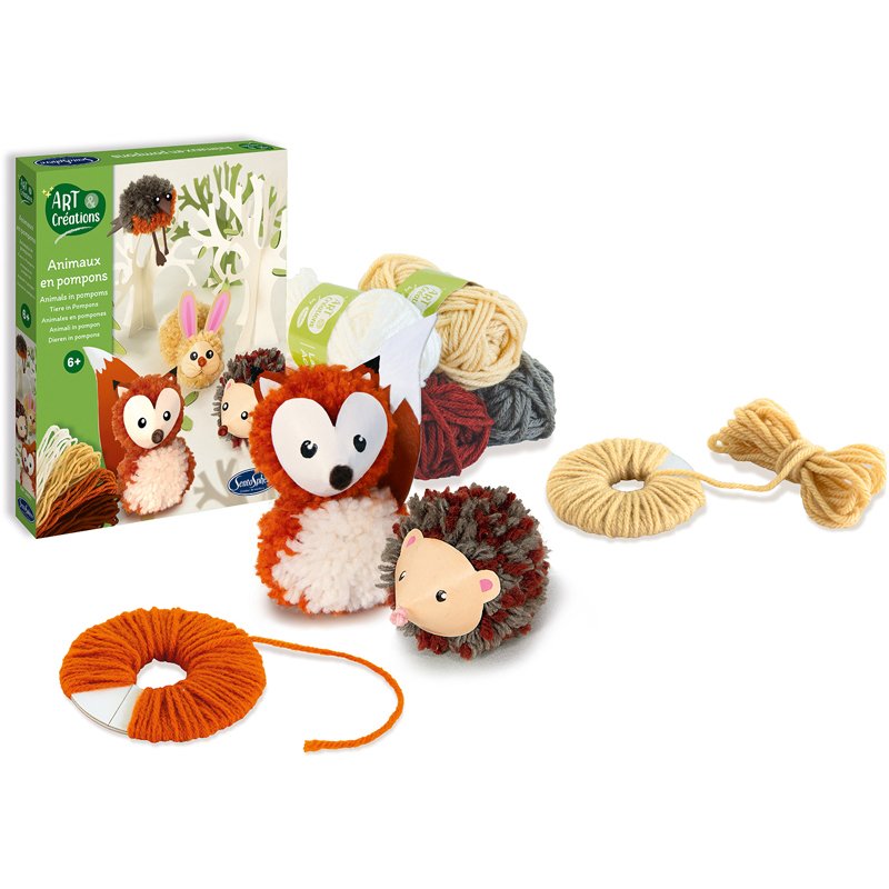 ART DU SEQUIN - ANIMAUX POMPON