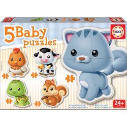 5 BABY PUZ 3 A 5P GDS ANIMAUX