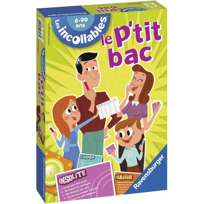 Ravensburger Le P'Tit Bac Des Incollables