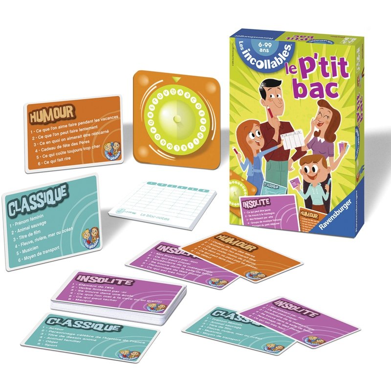 Ravensburger Le P'Tit Bac Des Incollables