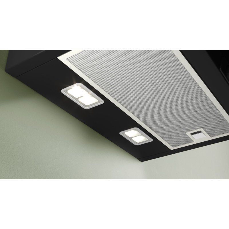 Bosch DWK67FN60 hotte Montée au mur Noir 768 m³/h