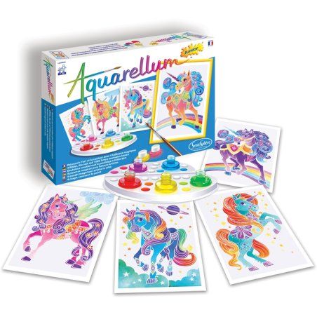 Coffret Sentosphère compatible - Aquarellum Junior : Licornes