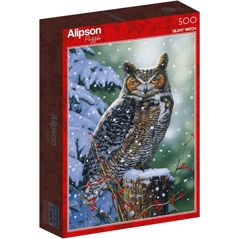 PUZ 500P HIBOU EN HIVER