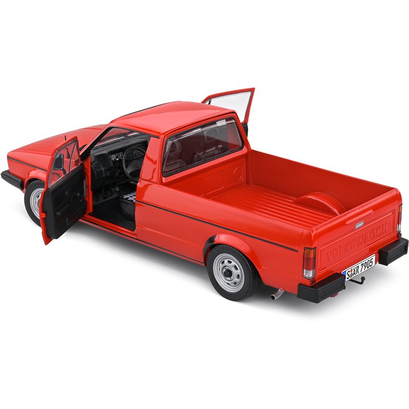 VW 1/18 CADDY MK ROUGE 1982