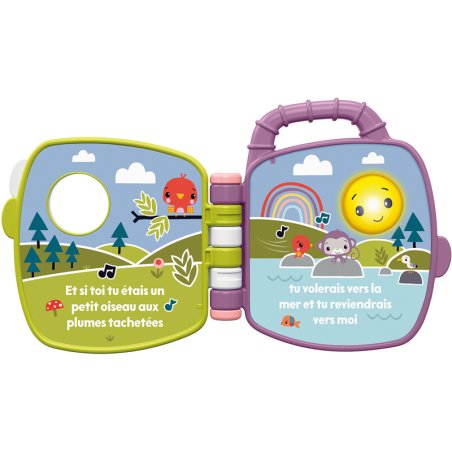 MTL LIVRE COMPTINES PURPLE MONKEY